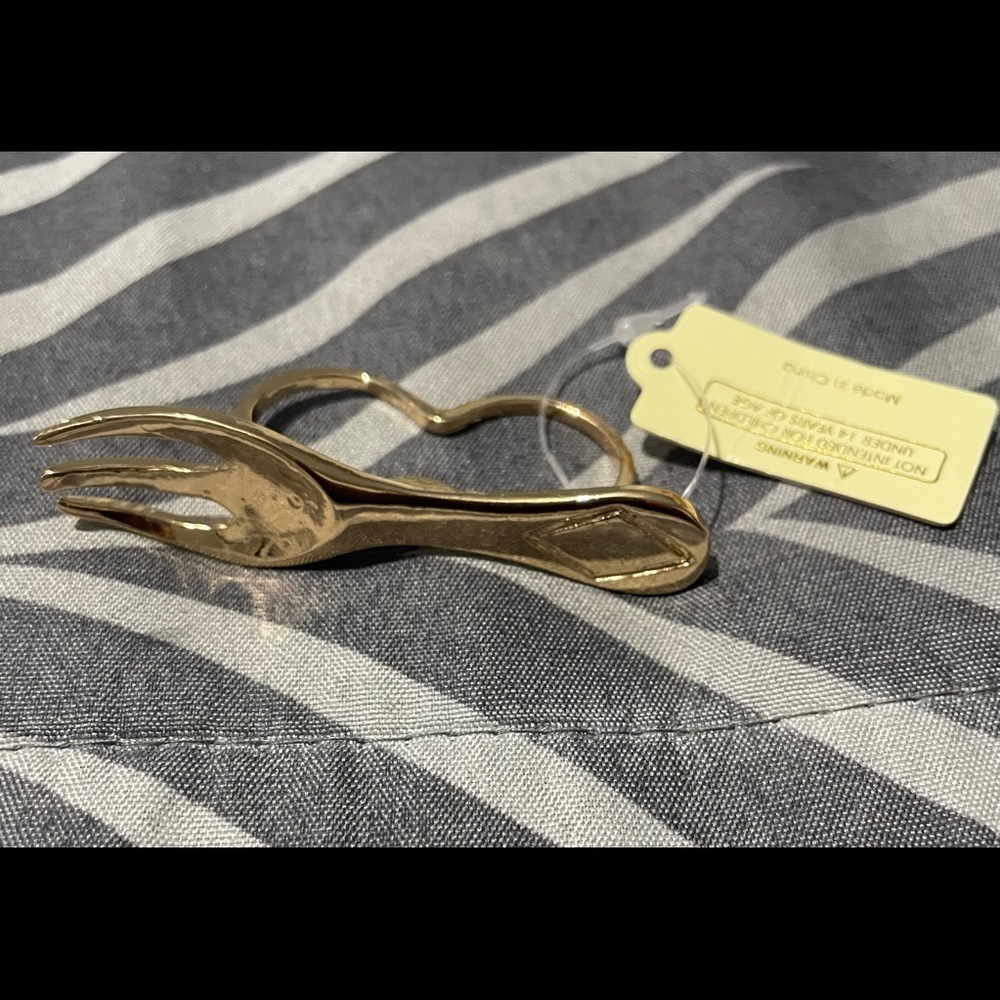 Two finger Fork ring